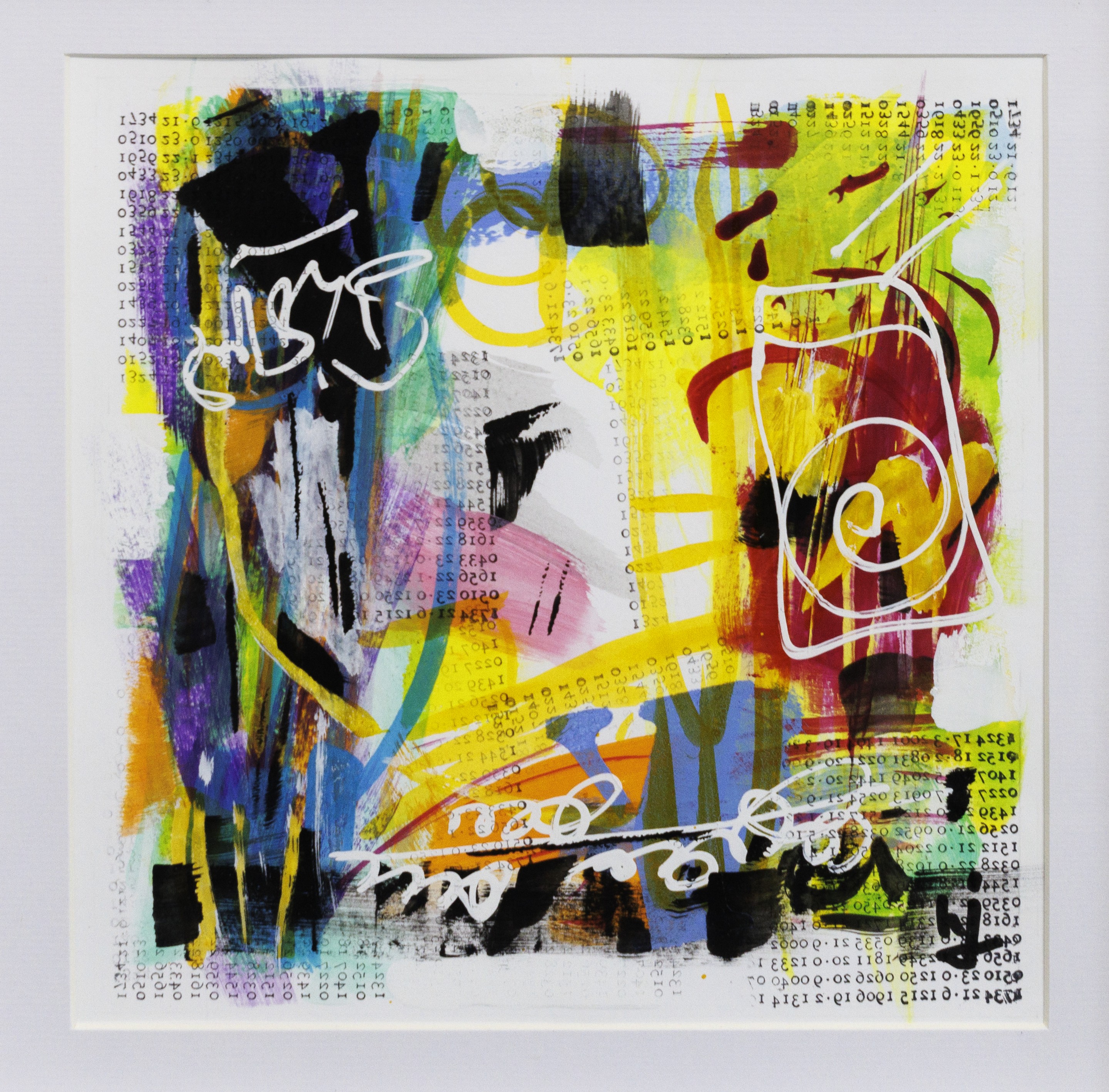 Hervé Jonas, Duo - Composition graphique abstraite Hervé Jonas, Duo - Composition graphique abstraite