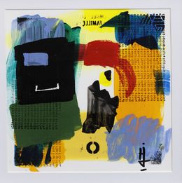 Gemälde, Cab - Composition graphique abstraite, Hervé Jonas