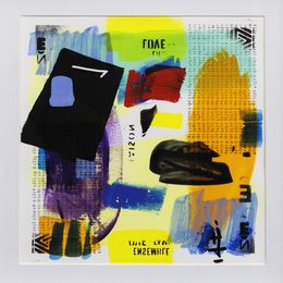 Gemälde, Alad - Composition graphique abstraite, Hervé Jonas