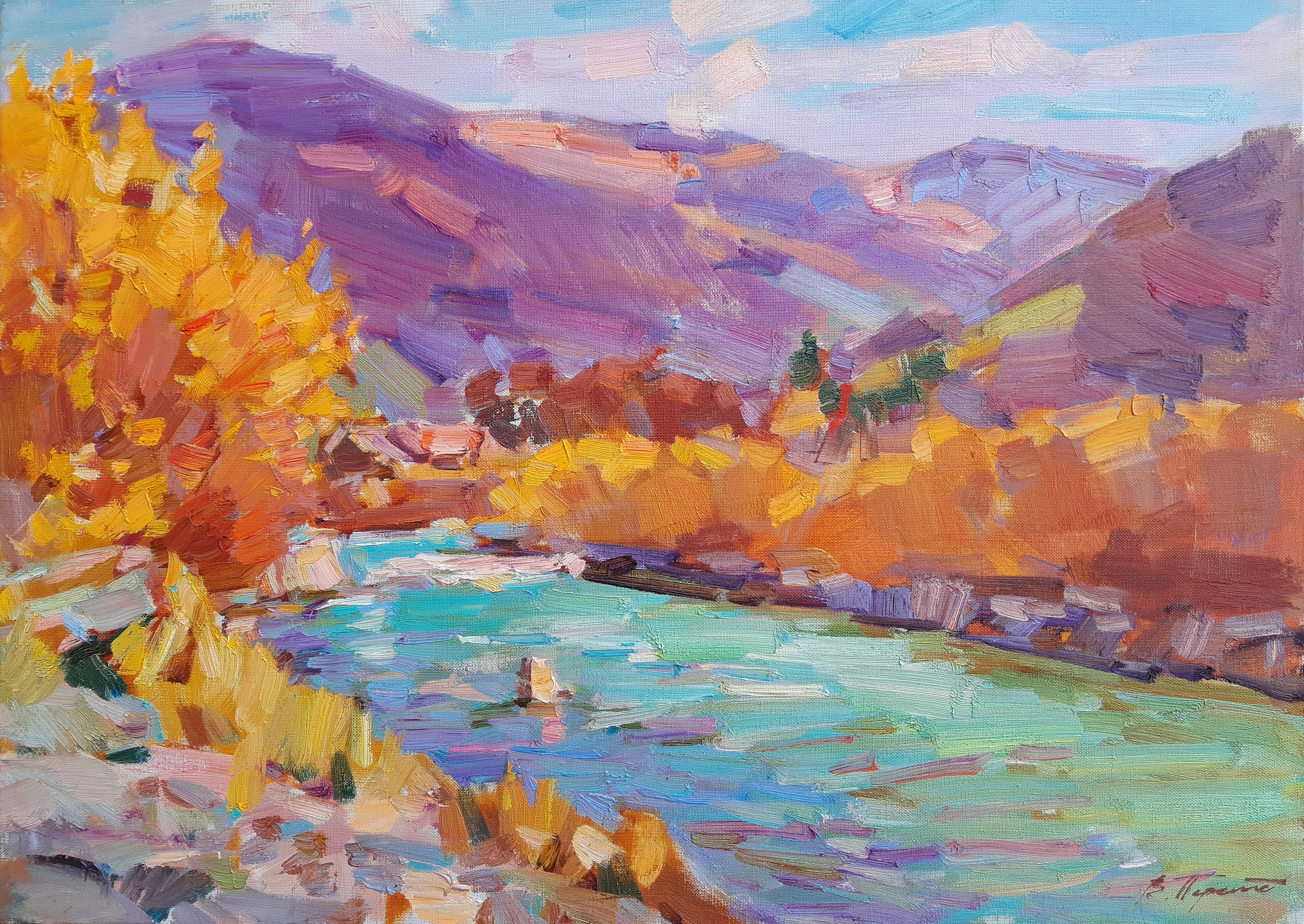 Pereta Vyacheslav, Mountain river Pereta Vyacheslav, Mountain river