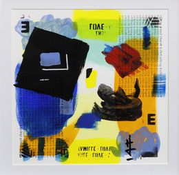 Gemälde, Apla - Composition graphique abstraite, Hervé Jonas
