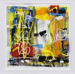 Gemälde, Fil - Composition graphique abstraite, Hervé Jonas