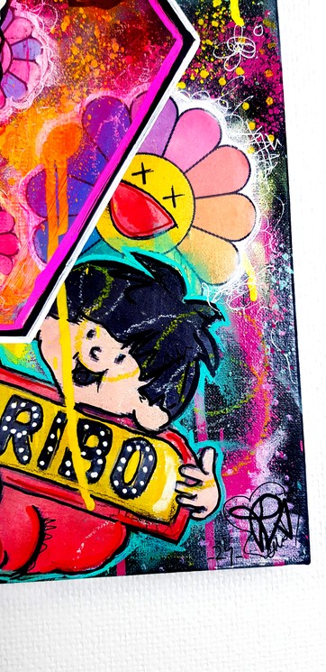 ▷ Snoopy X Kaws by Priscilla Vettese, 2024 | Painting | Artsper