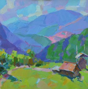 Painting, Spring in the Carpathians, Pereta Vyacheslav