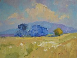 Gemälde, Flowering Field, Alexander Shandor