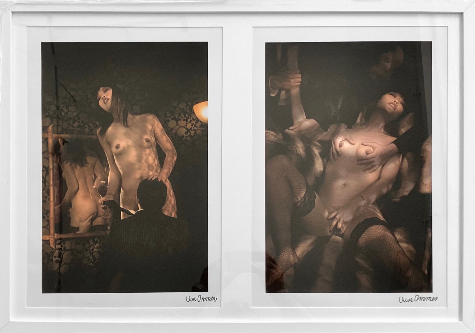 Uwe Ommer, Set of 2 Aventure d'une libertine Photographs. From The Secret Album Series Uwe Ommer, Set of 2 Aventure d'une libertine Photographs. From The Secret Album Series