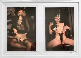 Photography, Set of 2 Aventure d'une libertine Photographs. From The Secret Album Series, Uwe Ommer