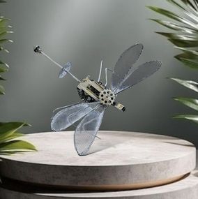 Sculpture, The Futuristic Dragonfly, Aghvan Sahakyan