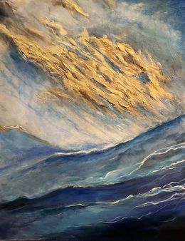 Gemälde, Stormy Sunset, Mitra Deldar