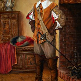 Painting, I Will Carry Out My Plan (Based on A. Dumas's The Three Musketeers), Bulat Valeriy