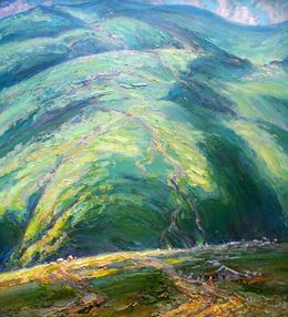 Painting, High in the Mountains, Pavlenko Leonid