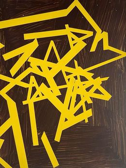 Peinture, Untitled (yellow-brown), Jasper van der Graaf