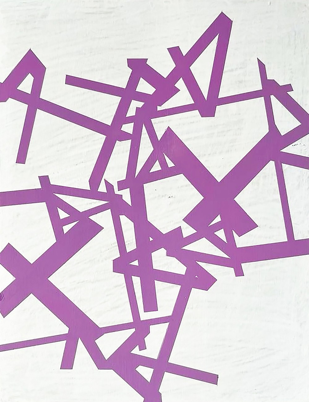 Jasper van der Graaf, Untitled (purple-white) Jasper van der Graaf, Untitled (purple-white)