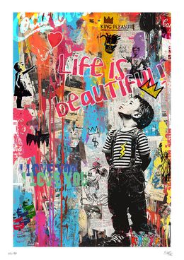Print, Life Is Beautiful ! - EA, Ske