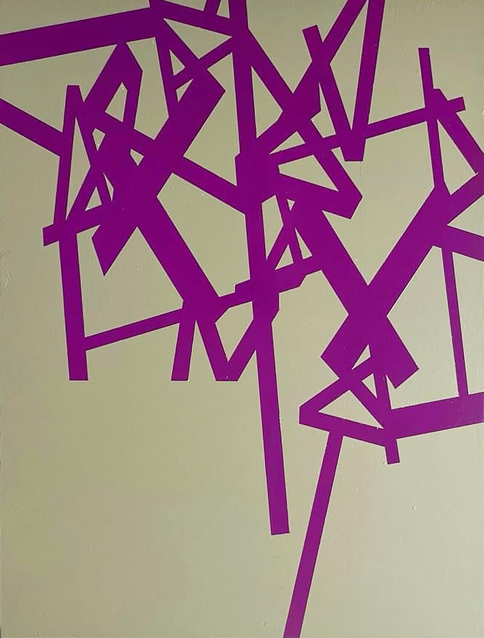 Jasper van der Graaf, Untitled (purple-beige) Jasper van der Graaf, Untitled (purple-beige)