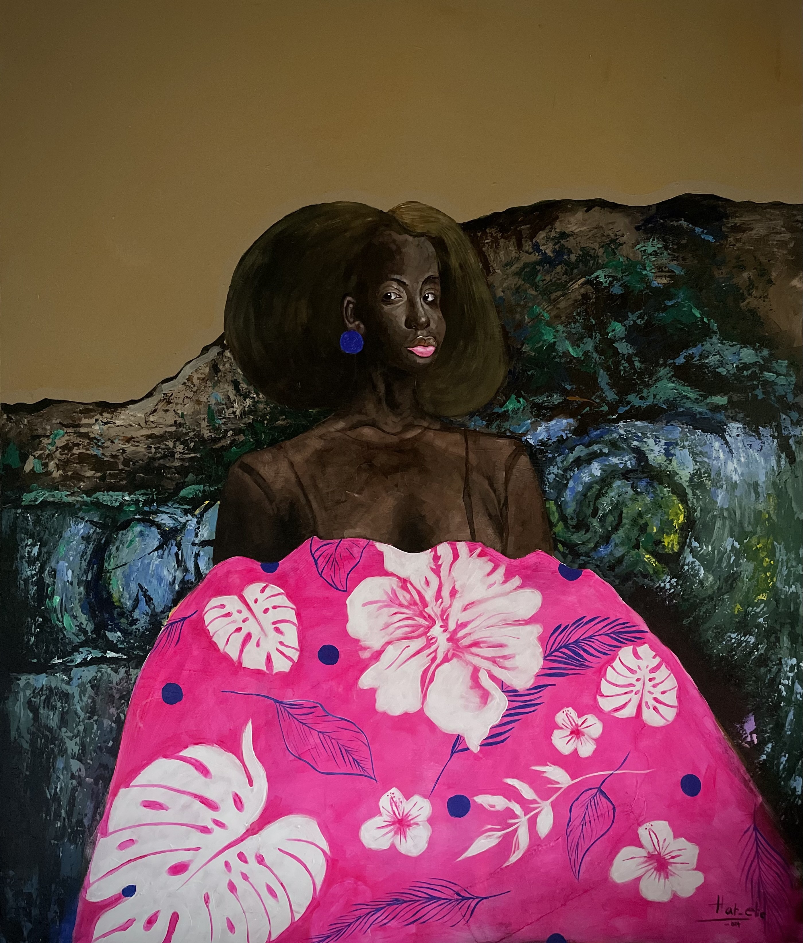 Elie Hatungimana, Blacknificient - 21st Century, Contemporary, Figurative Portrait, Fashion, Women Elie Hatungimana, Blacknificient - 21st Century, Contemporary, Figurative Portrait, Fashion, Women