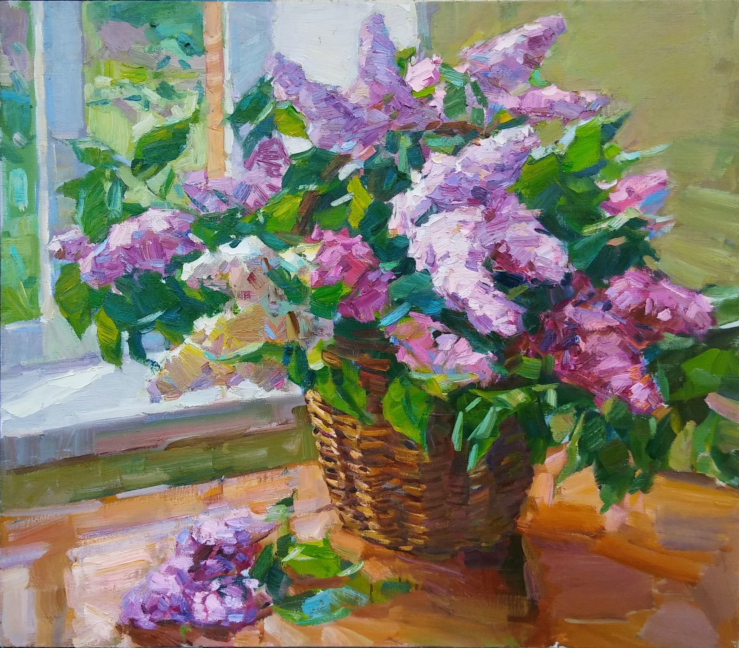 Pereta Vyacheslav, Basket with lilac Pereta Vyacheslav, Basket with lilac