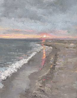 Painting, Sunset on the beach, Kamo Ohanyan