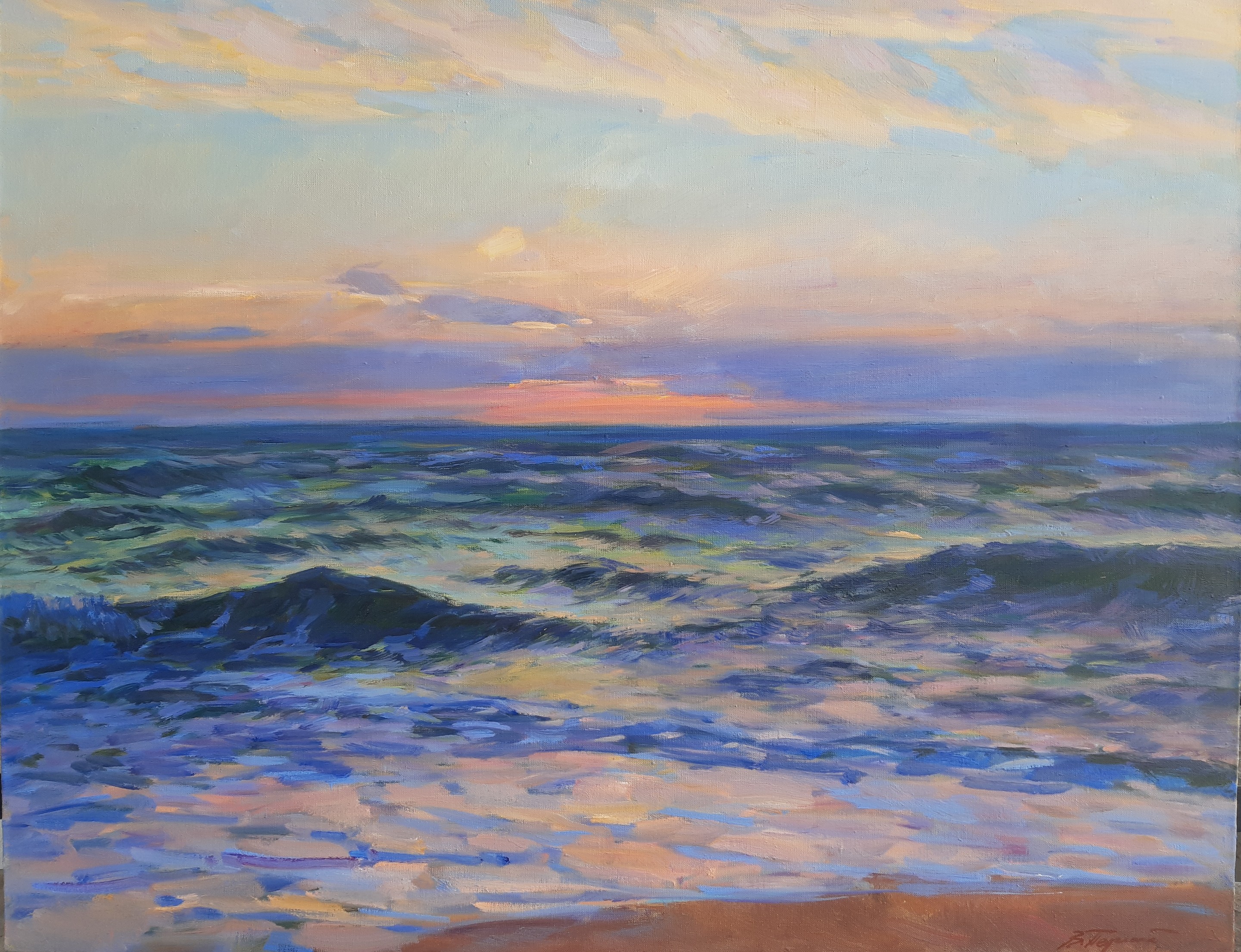 Pereta Vyacheslav, Evening at sea Pereta Vyacheslav, Evening at sea