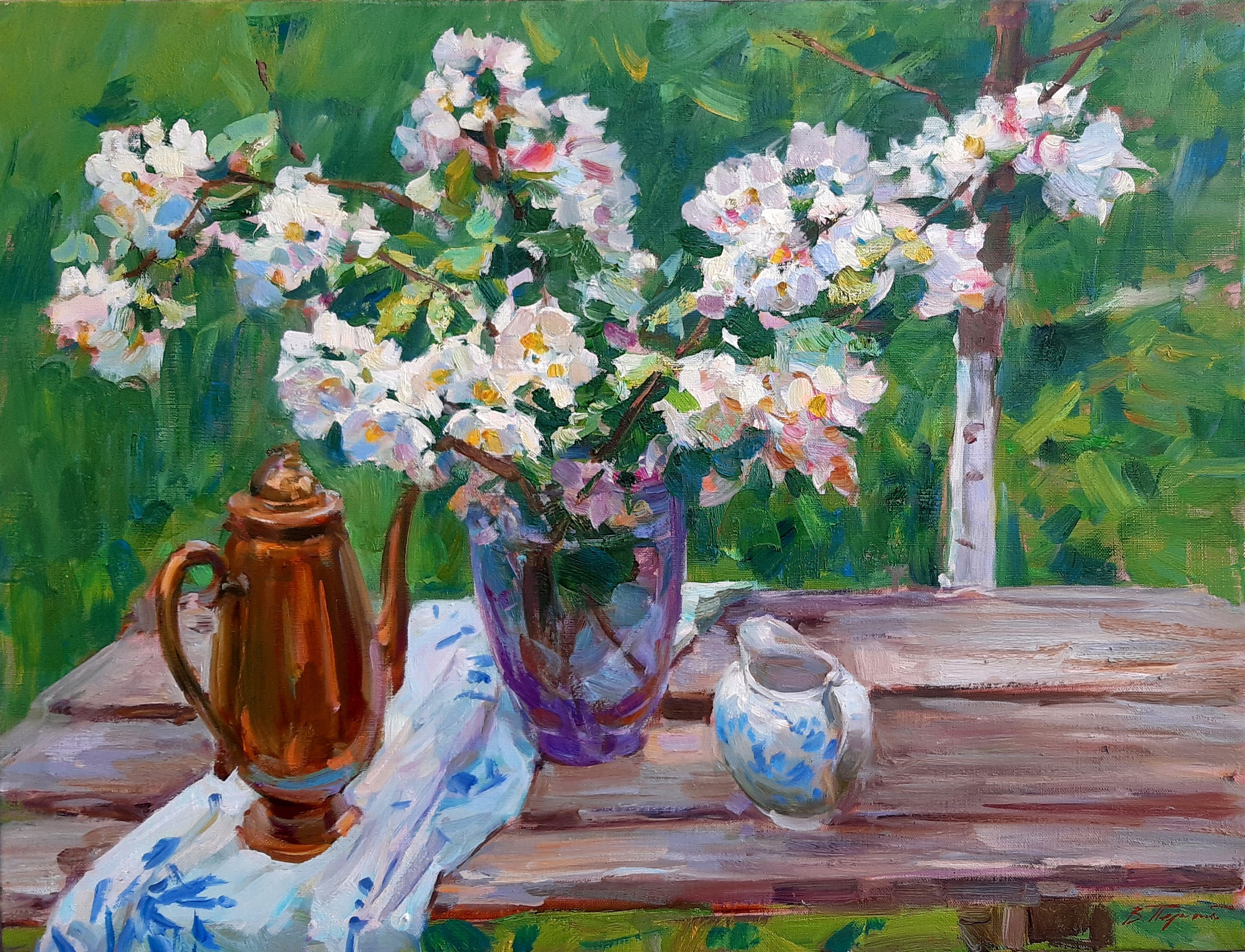 Pereta Vyacheslav, Apricot twigs Pereta Vyacheslav, Apricot twigs