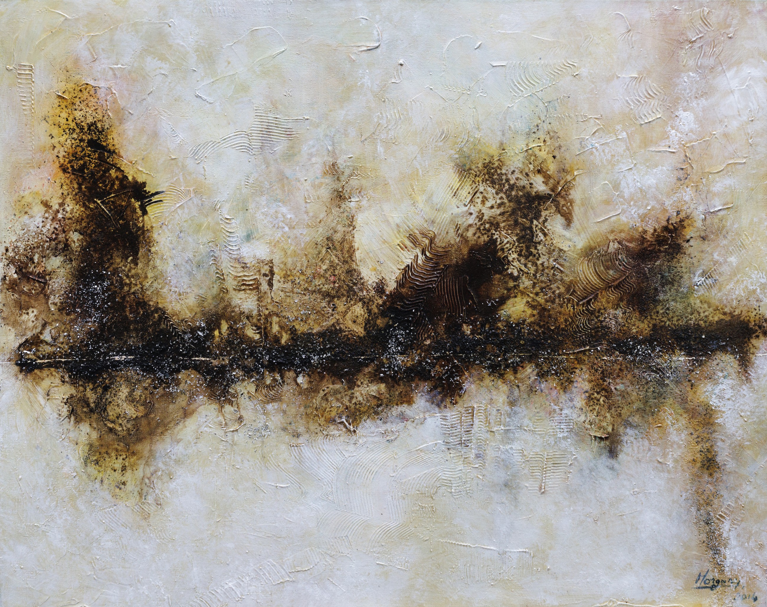 Claudine Laurent dite Morgane, Brume sur le lac - Eau et nature - série paysage Claudine Laurent dite Morgane, Brume sur le lac - Eau et nature - série paysage