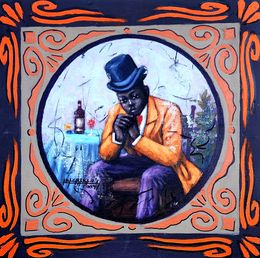 Peinture, Bound By Time 2, Aragbada Stephen