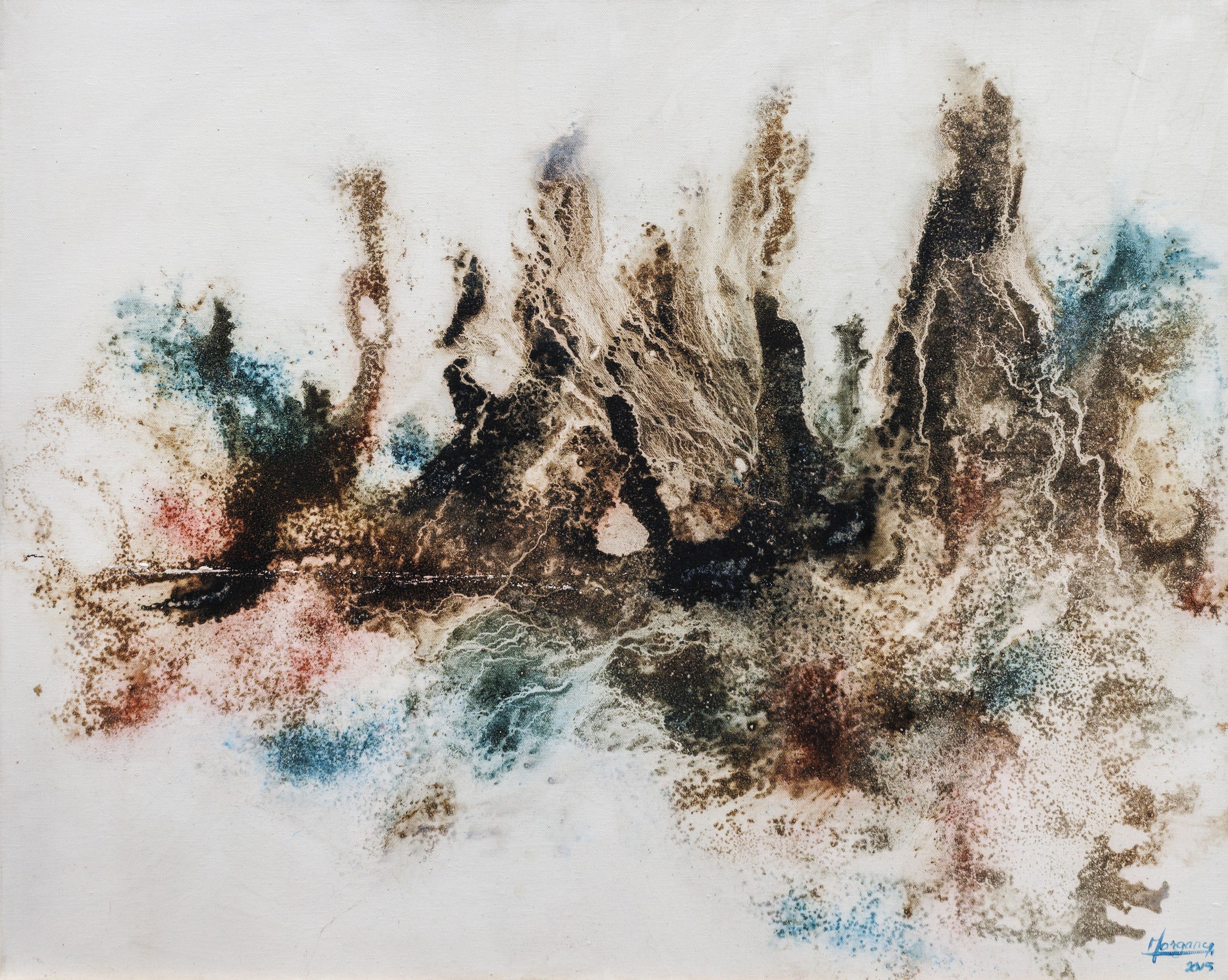 Claudine Laurent dite Morgane, Broussailles - Paysage de nature abstrait Claudine Laurent dite Morgane, Broussailles - Paysage de nature abstrait