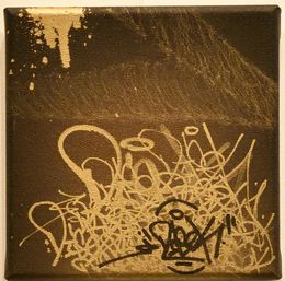 Painting, Gold and Black, Disek