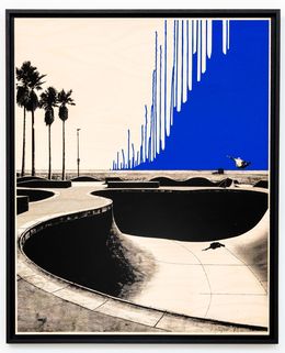 Drucke, Alone in Venice Beach - Los Angeles, Laurent Minguet