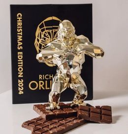 Design, Kong Christmas (Gold Edition), Richard Orlinski
