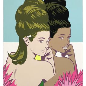 Edición, Betty (C), large hand signed screen print, Pose