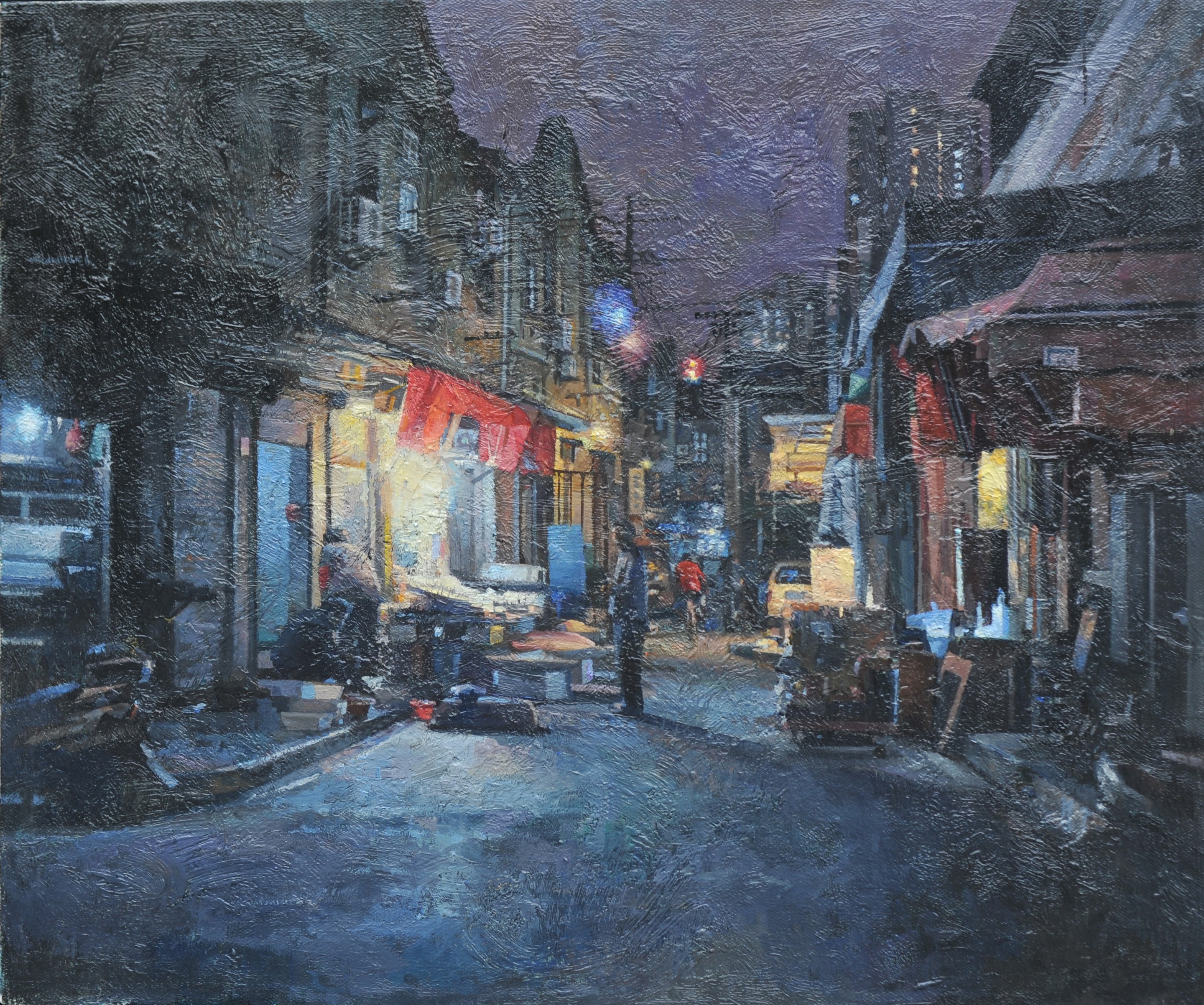 Zhen Hao He, Série : Le soir - 7ème tableau Zhen Hao He, Série : Le soir - 7ème tableau