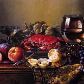 Peinture, Still Life with a Crab, Bulat Valeriy