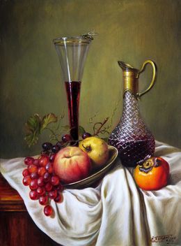 Painting, Good August, Bulat Valeriy