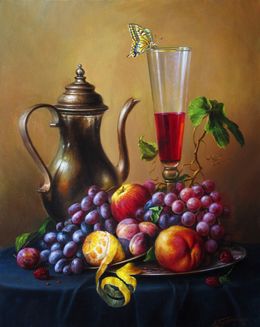 Painting, Raspberry Wine, Bulat Valeriy
