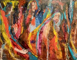 Gemälde, Colorful traditions, ShuJie Wang