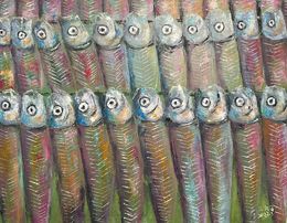 Gemälde, Deux dizaines de Sardines, ShuJie Wang