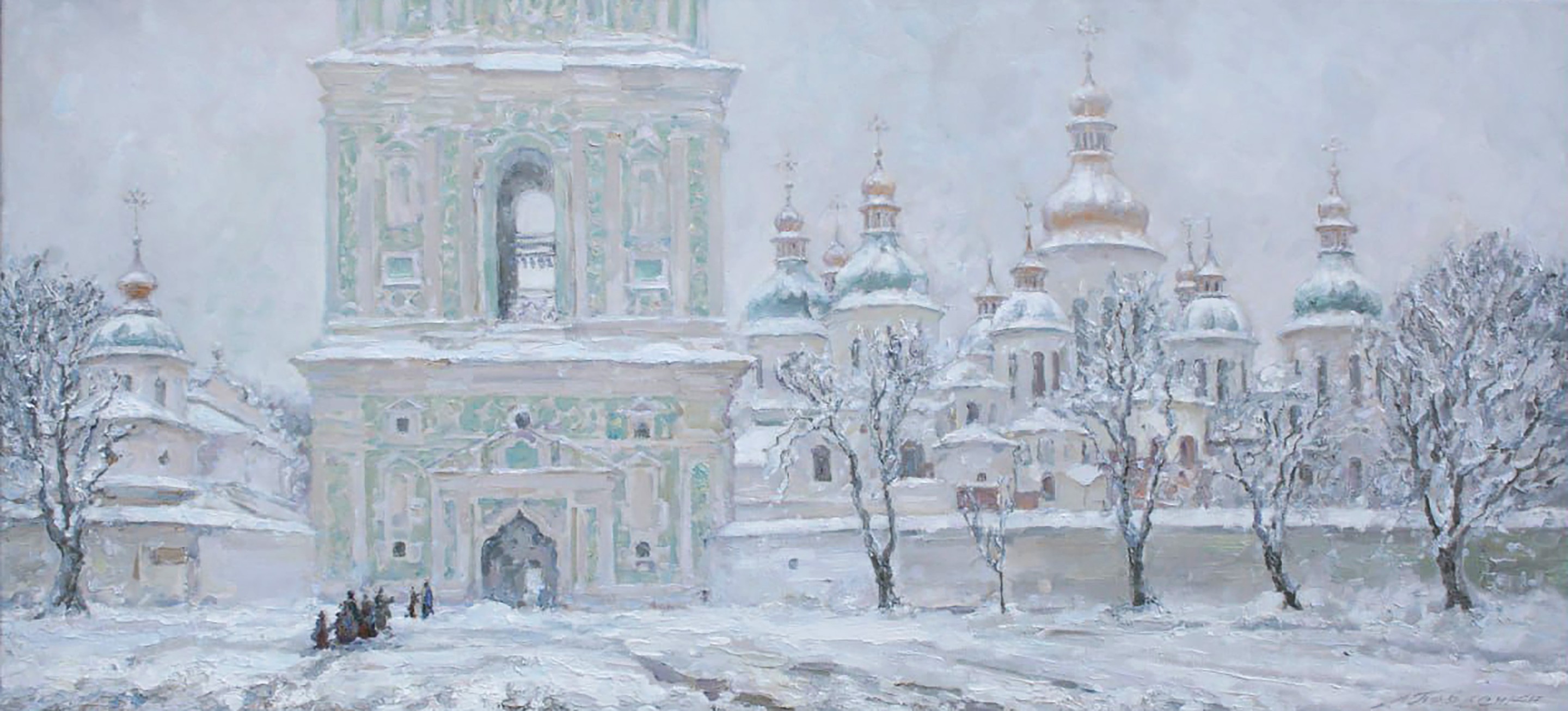 Pavlenko Leonid, Snow Covered Church Pavlenko Leonid, Snow Covered Church