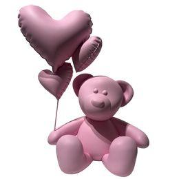 Sculpture, Teddy Love Miami Pink, Nicolas Krauss