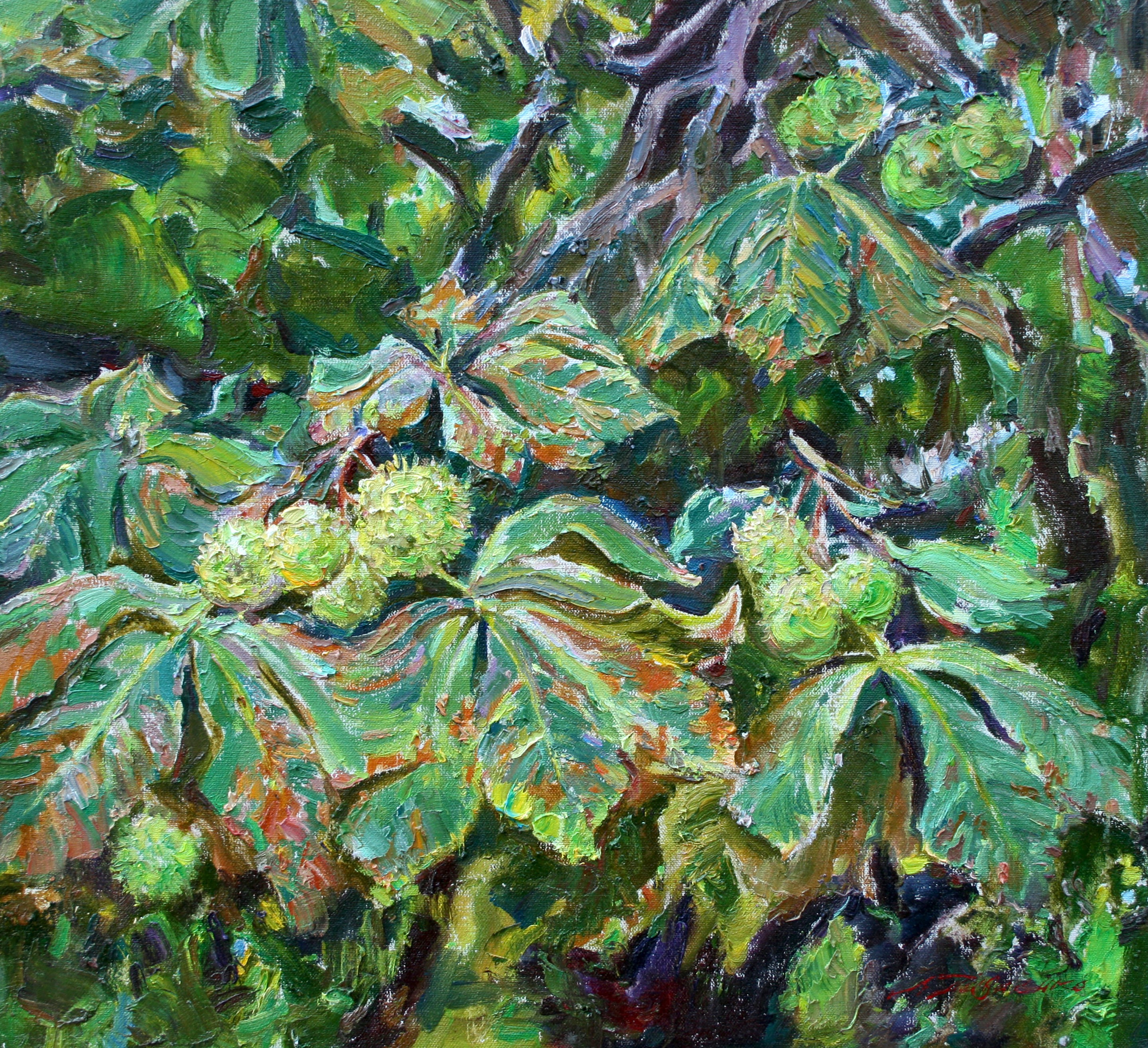 Pavlenko Leonid, Chestnuts in August Pavlenko Leonid, Chestnuts in August