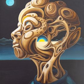 Gemälde, Nuit de lame - série portrait onirique et surréalisme, Samuel Boudaud