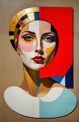 Print, Reflections in Scarlet, Sephora Venites