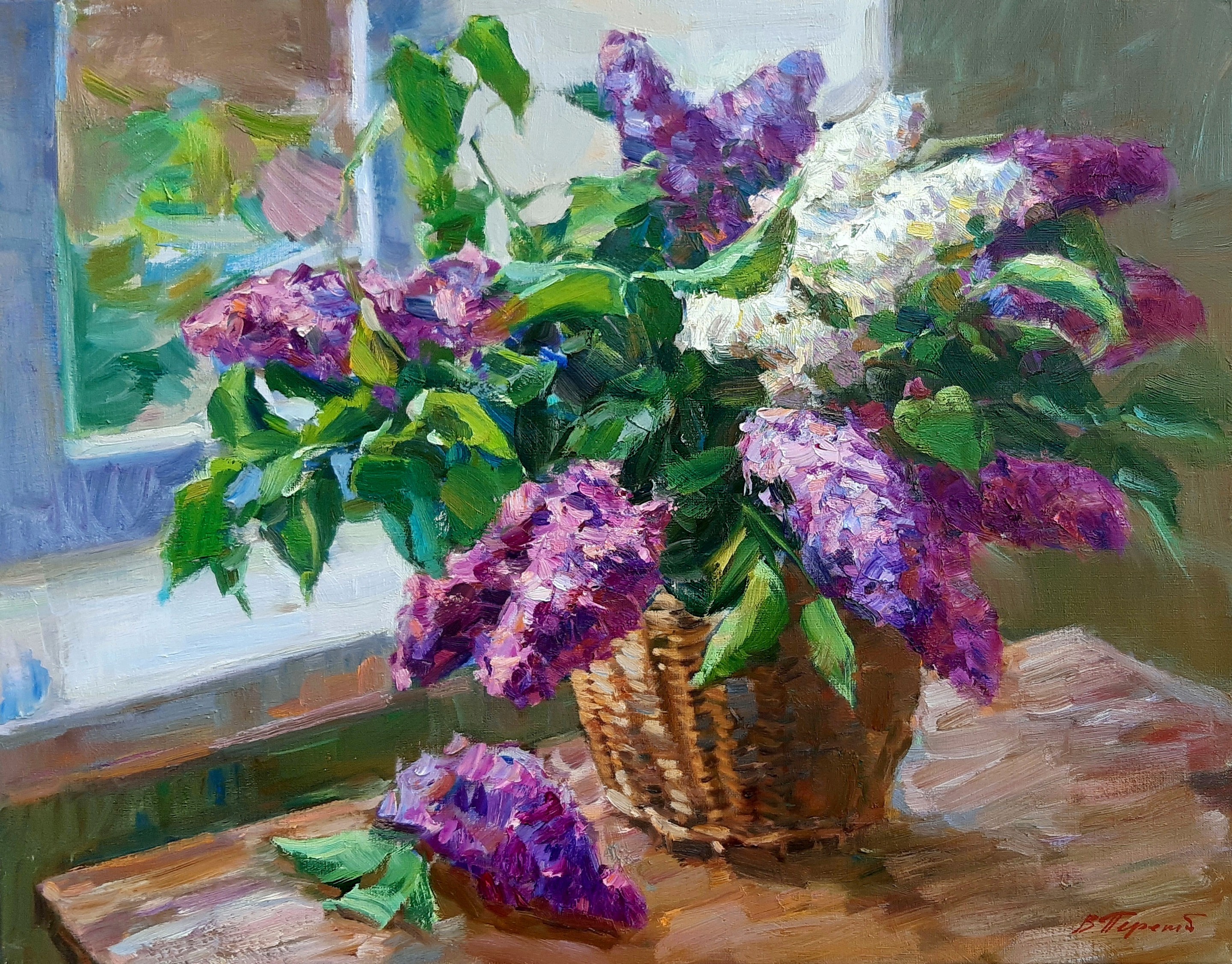 Pereta Vyacheslav, Lilac by the window Pereta Vyacheslav, Lilac by the window