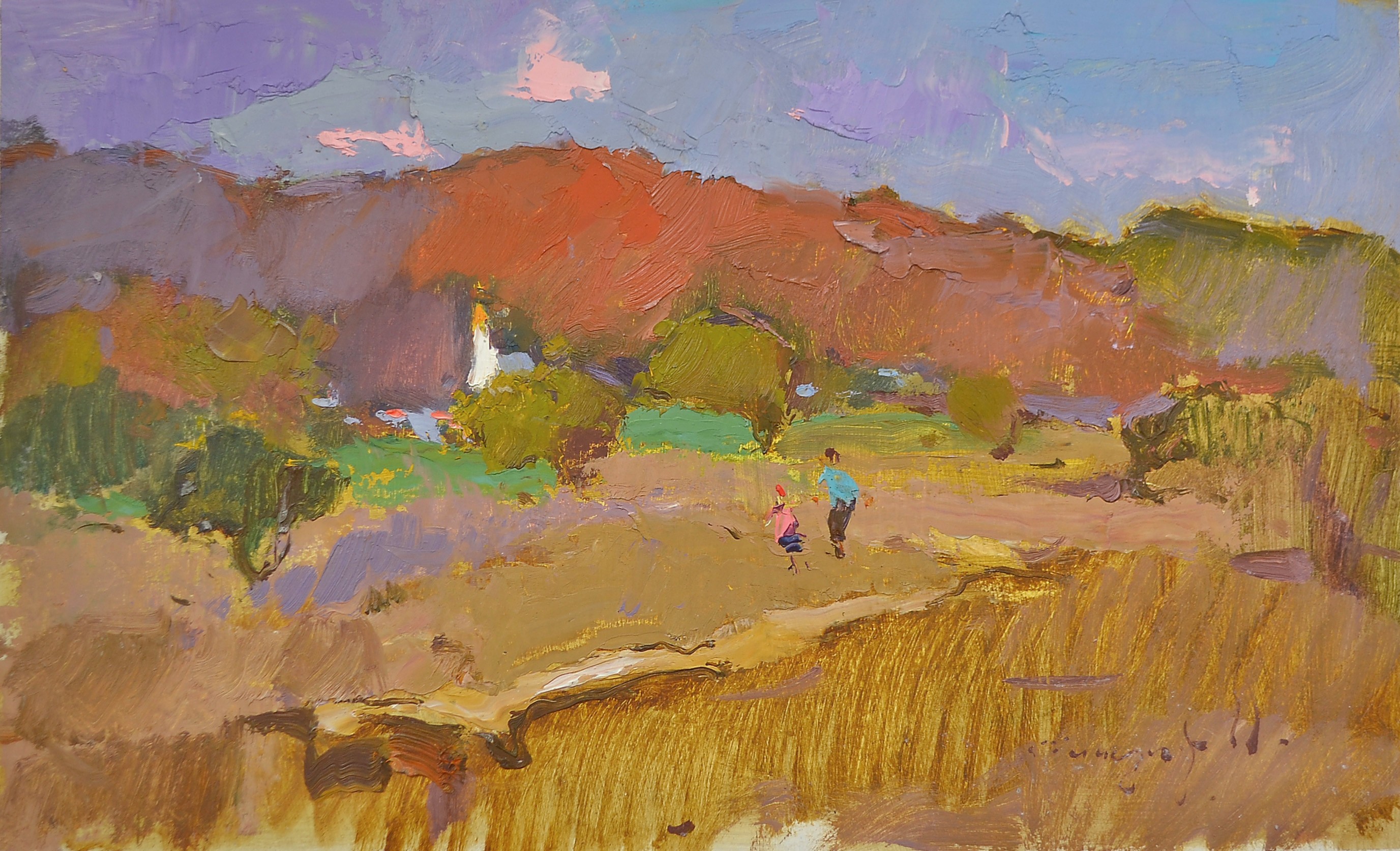 Alexander Shandor, On the Way to the Village Alexander Shandor, On the Way to the Village