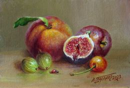 Painting, Fruit Still Life, Bulat Valeriy