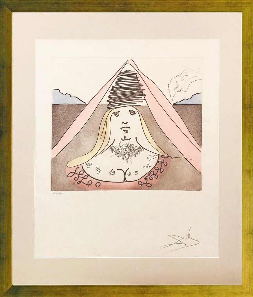 Salvador Dali, The Lady Dulcinea Salvador Dali, The Lady Dulcinea