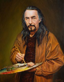 Painting, An Artist at Work (Self-portrait), Bulat Valeriy