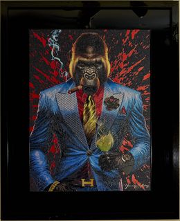 Peinture, Boss Gorilla sigar, Yaniv Edery
