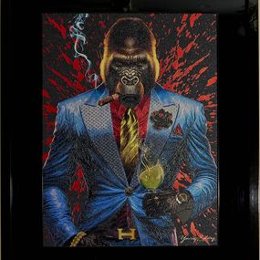 Gemälde, Boss Gorilla sigar, Yaniv Edery