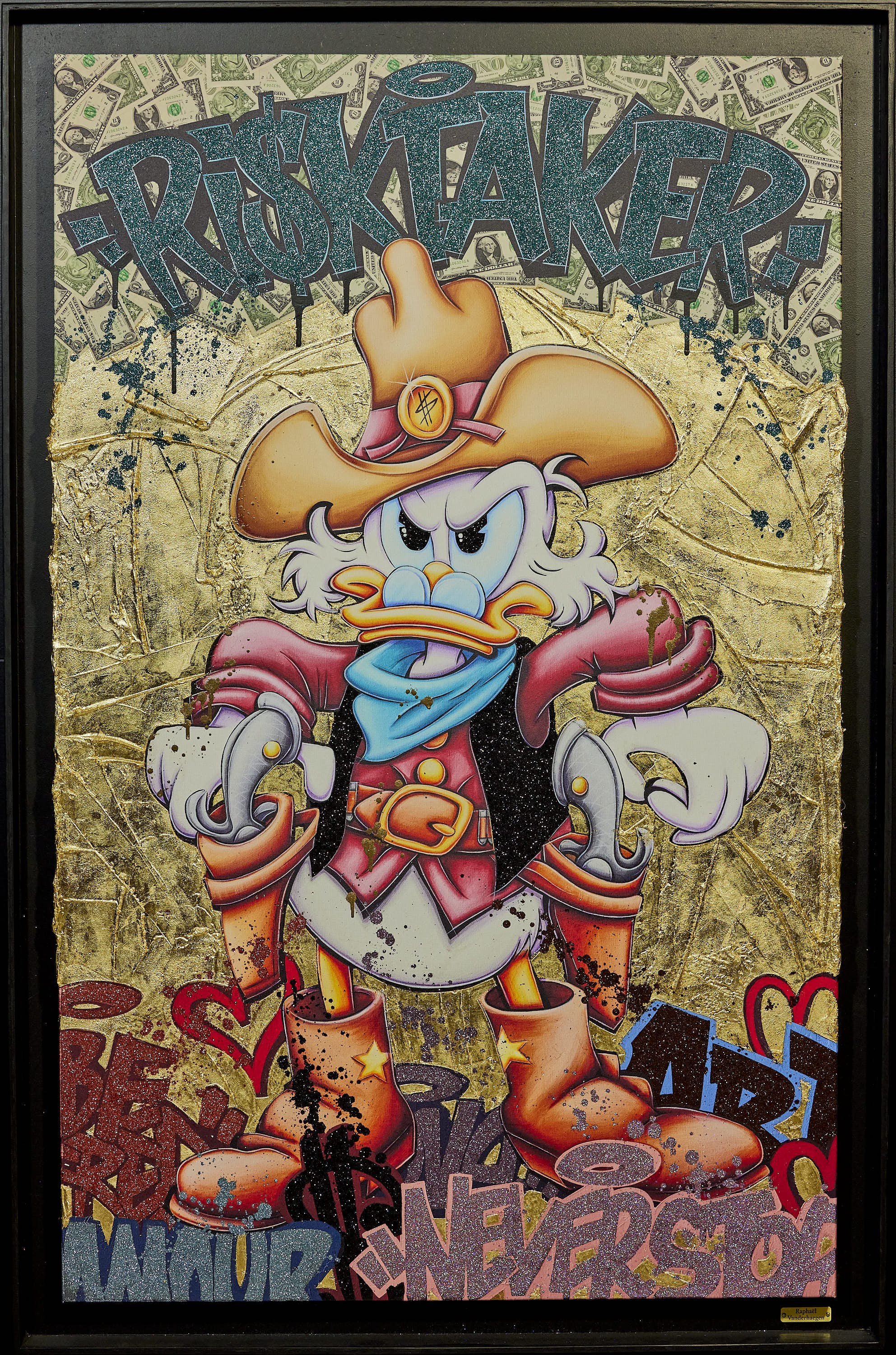 Raphael van der Haegen, Risktaker Scrooge duck Raphael van der Haegen, Risktaker Scrooge duck